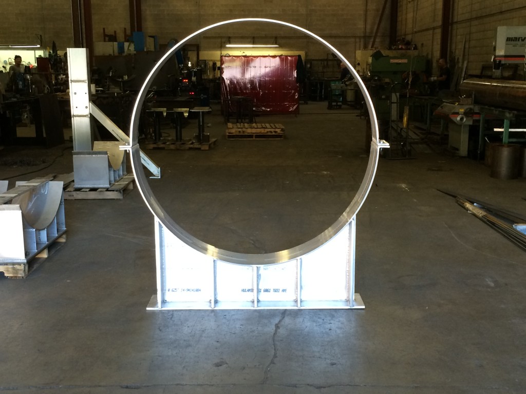 60" Aluminum Pipe Support with Strap
